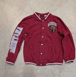 Montana Grizzlies Red Varsity Jacket Women's XS-S UofM